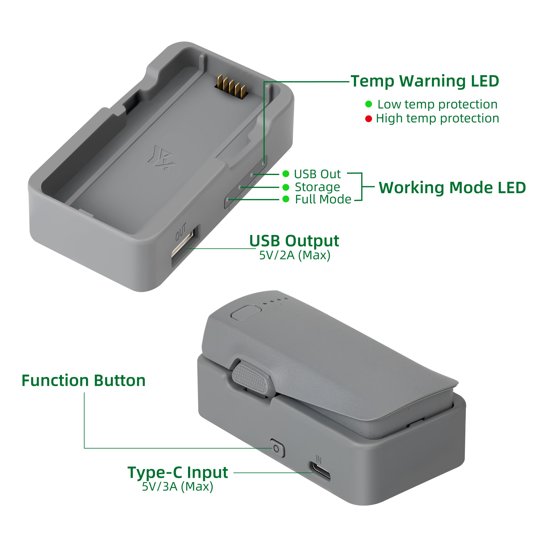 USB Battery Charger For DJI NE - Drone Charging Hub ulasan dan harga
