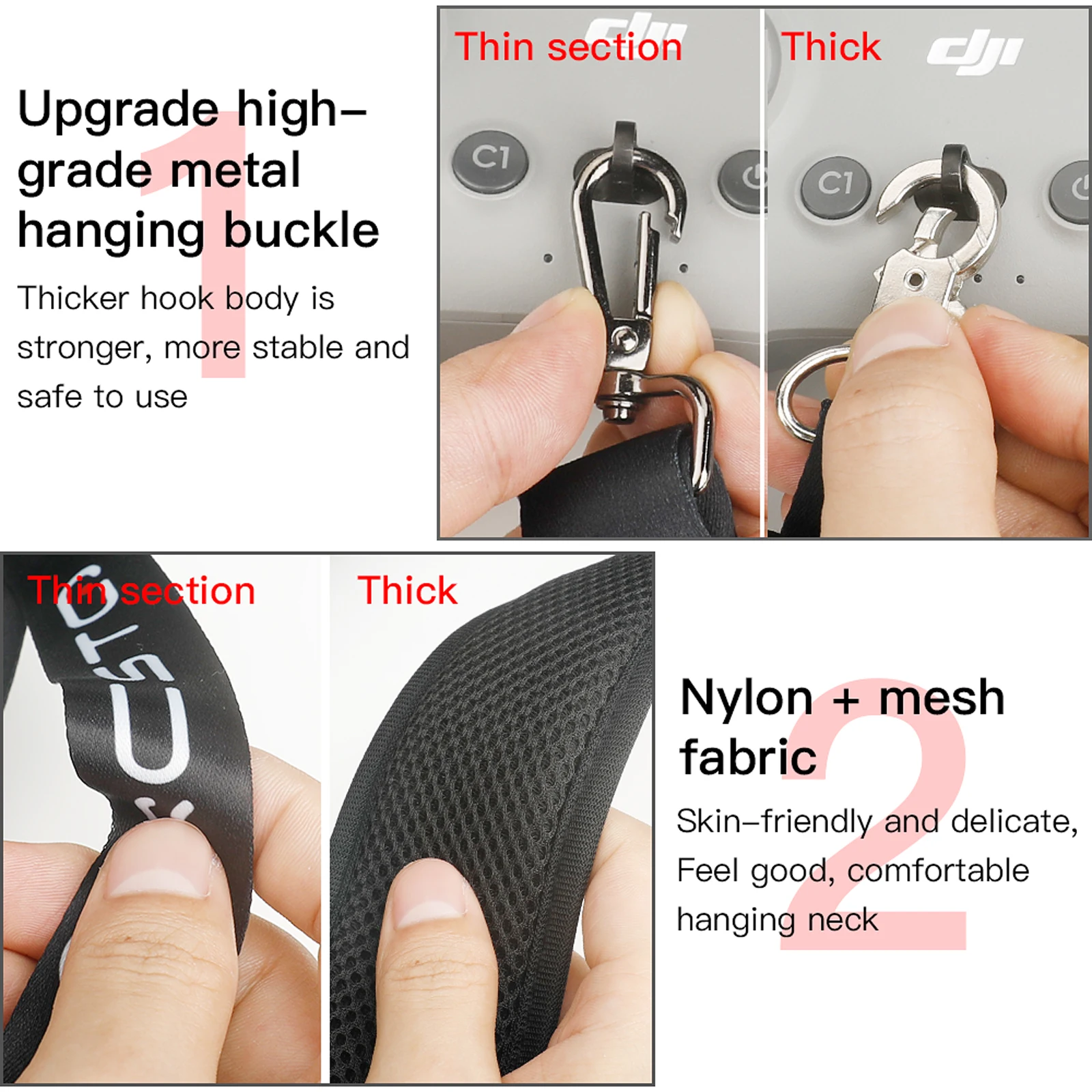 For DJI Avata Drone Lanyard Ne - Drone Remote Controller Lanyard ulasan dan harga